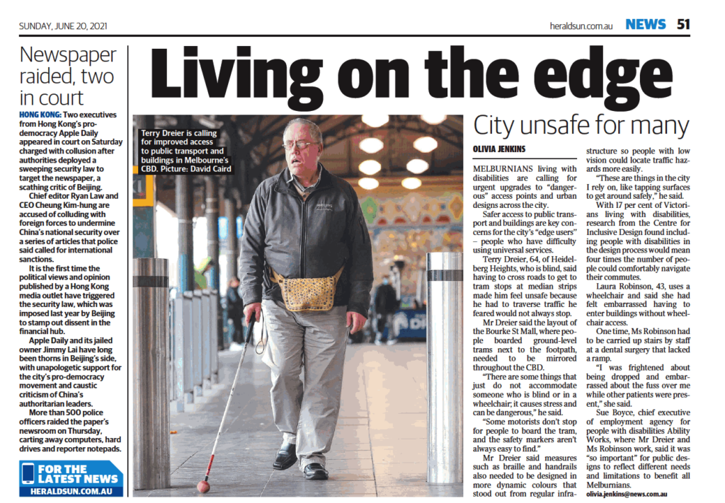 Calling for improved accessibility in cities